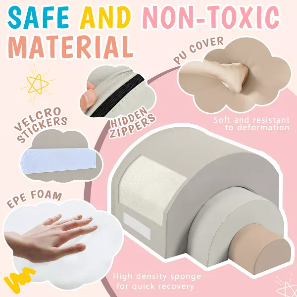 5-Piece Kids Climbing Toys for Toddlers - 图片 3